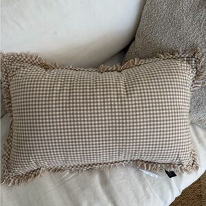 NWT Studio McGee Gingham Throw Pillow